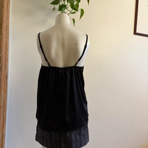 Womance Black Satin & Lace Cami – Size Small - Picture 2 of 4